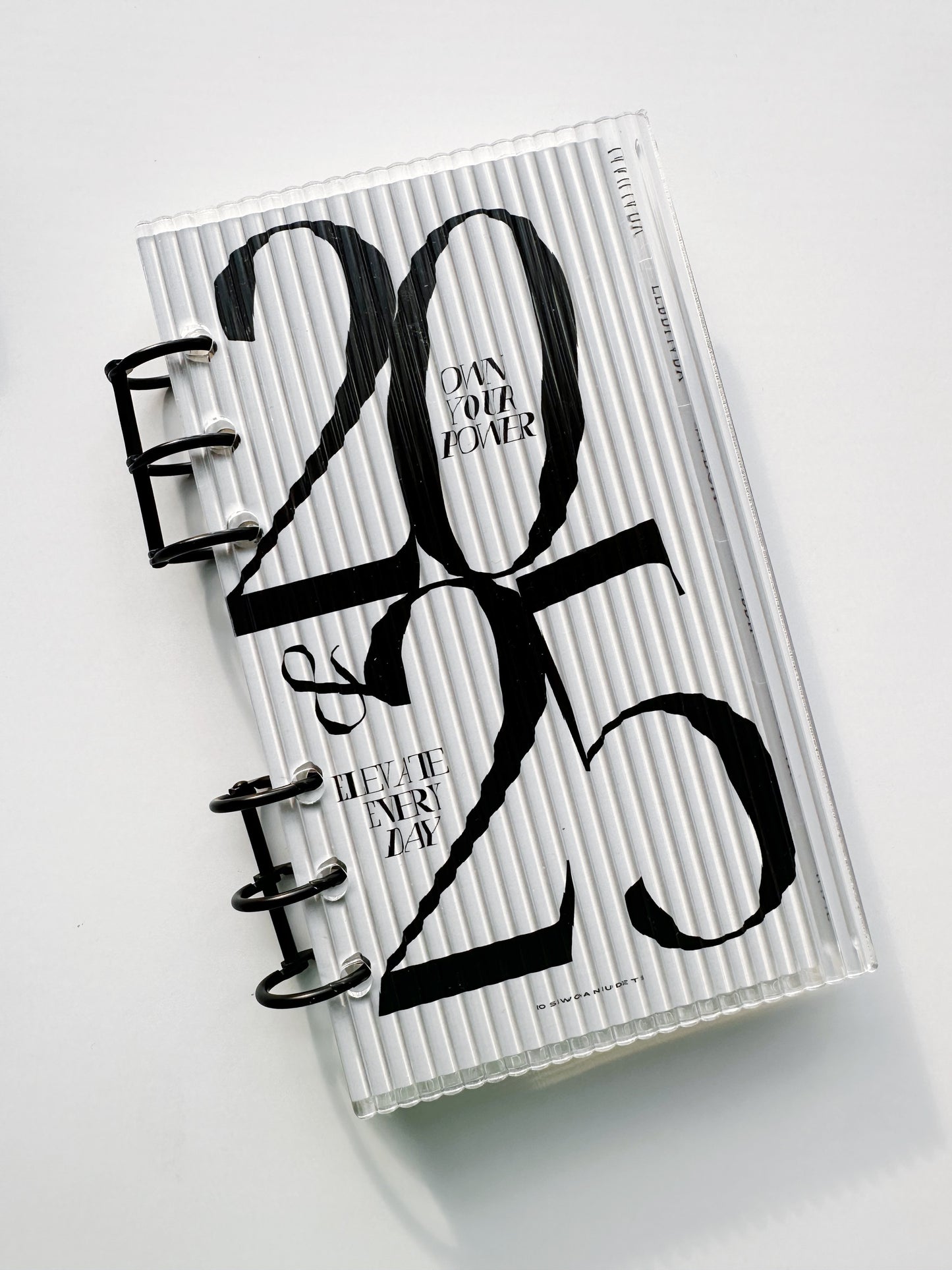 Vivid Fluted A6 Acrylic Binder