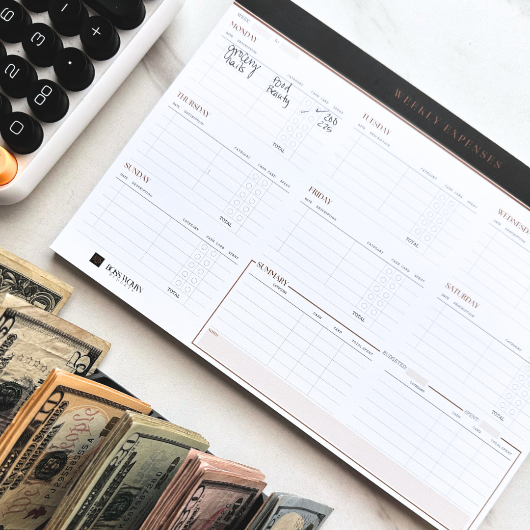 Everyday Expense Tracker Notepad