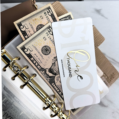 Cash Placeholder Slips- Gold